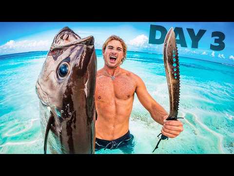 Eating ONLY What I CATCH For 3 DAYS (Uncharted Islands)