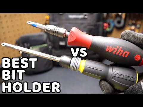 NEW Klein Tools Ball Grip Screwdriver vs Wiha CentroFix Locking Bit Holder