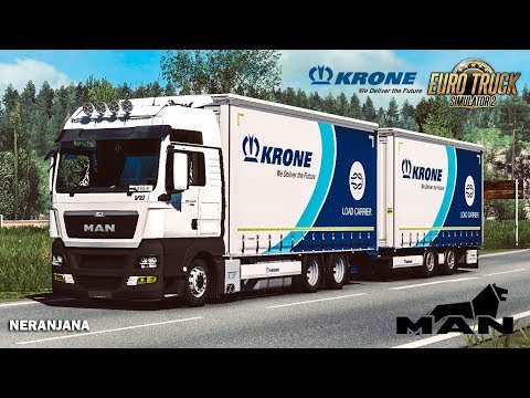 ETS 2 Mod | DLC Krone BDF addon by Pannickus for MAN TGX E5 BY MADSTER [ETS2 v1.35]