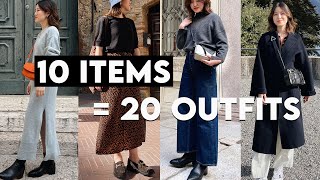 10 ITEMS, 20 AUTUMN OUTFITS | What I
