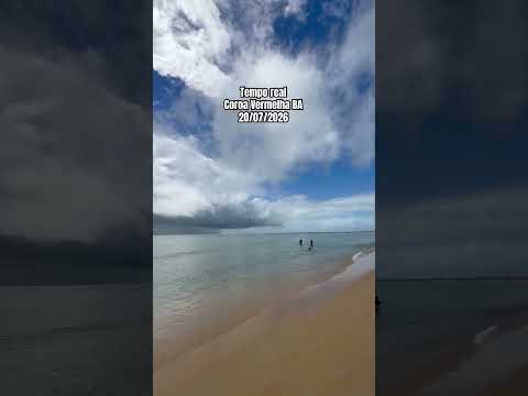 Tempo real: Praia de Coroa Vermelha, Santa Cruz Cabrália BA - 20/07/2026