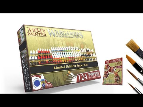 Army Painter Complete Paint Set (124 Paints) Unboxing