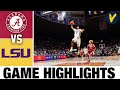 #25 Alabama vs LSU 2022 College Basketball Highlights