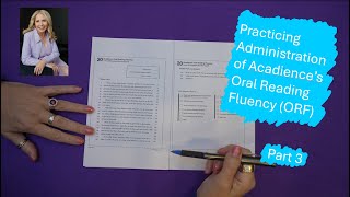Acadience Reading: Oral Reading Fluency (ORF) Assessment
