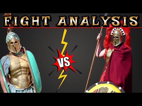 Reenactor Reacts to Hoplite VS  Hoplite Fight - DUEL ANALYSIS