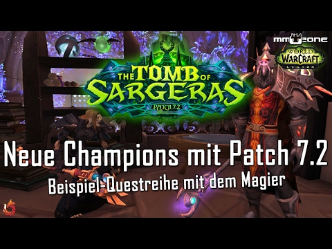 WoW Legion Patch 7.2 PTR - Neue Champions / Beispiel-Questreihe mit dem Magier
