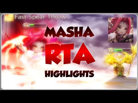 Fire Beast Rider "MASHA" RTA HIGHLIGHTS - Summoners War