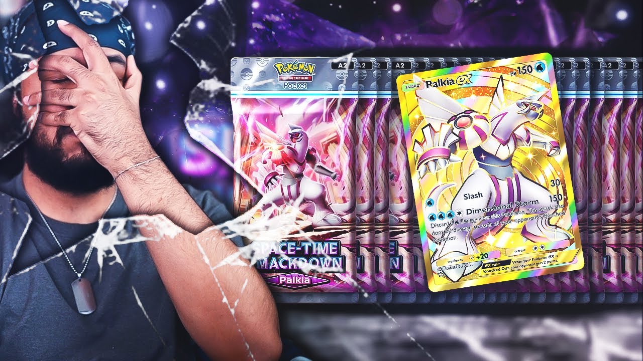 Opening 100+ Palkia Packs Almost BROKE ME! Pokemon TCG Pocket