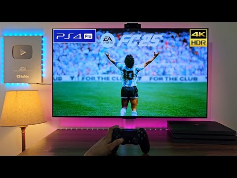 EA FC25 PS4 PRO 4K HDR Gameplay