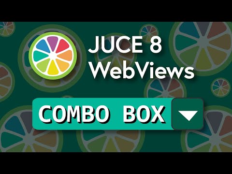 JUCE 8 Tutorial: Combo Boxes in C++ and WebView | Audio Plugin Development