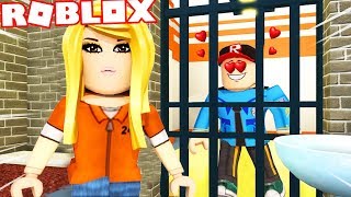 ROBLOX WIĘZIENIE - ZAKOCHAŁEM SIĘ W DZIEWCZYNIE! (Roblox Roleplay Jailbreak) - Vito i Bella