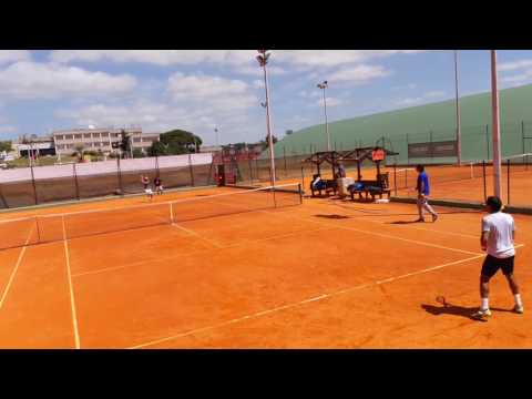 Frederico Ferreira Silva e Gonçalo Falcão - Estoril Open 2017 treino