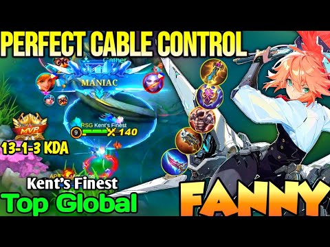 FANNY BEST BUILD IN 2022 | TOP GLOBAL FANNY Kent’s Finest - MOBILE LEGENDS
