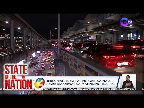 Ilang biyahero, magpapalipas ng gabi sa NAIA Terminal 3 para makaiwas sa matinding traffic SONA