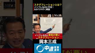 スタグフレーションとは？インフレなのに不況！わかりやすく解説 #政治 #岡本みつなり #経済 ￼