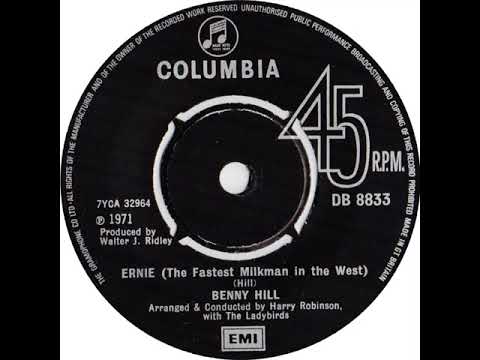 UK New Entry 1971 (197) Benny Hill - Ernie (The Fastest Milkman In The West)