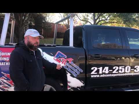 Visual roof inspection. Prosper, TX.