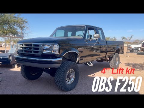 Lifting a 1993 f250 obs 4x4 4'' rough country