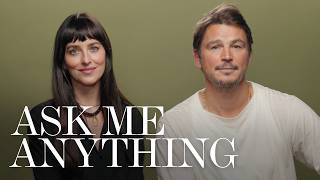 Dakota Johnson & Josh Hartnett Don’t Agree on the Best Anne Hathaway Movie | Ask Me Anything | ELLE