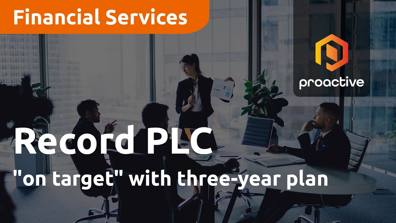Record PLC "on target" with three-year plan