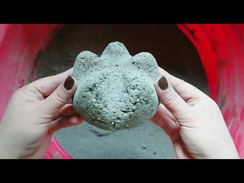 ASMR | Pure cement dusty flowers water 💦 pouring | Oddly Satisfying |Sleep Aid @javeriasasmr