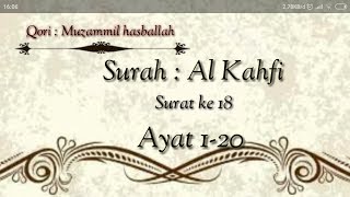 Download lagu Suara merdu qori Muzammil hasballah surat Al Kahfi surat ke 18 ayat 1-20 mp3