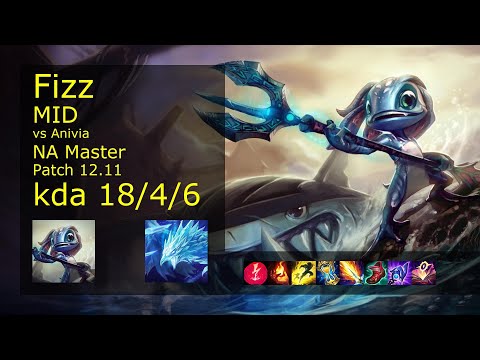 Rank 2 NA Fizz Mid: Fizz vs Anivia