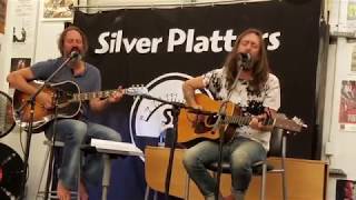 Chris Robinson with Neal Casal at Silver Platters, Seattle