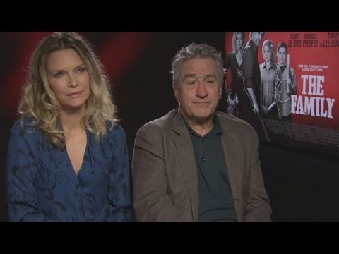 Michelle Pfeiffer and Robert De Nero protective over family