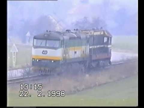 Hektor 721 141 a Zamračená 751 357 na trati 015 22.2.1998