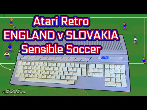 Atari ST Sensible Soccer Silliness England v Slovakia