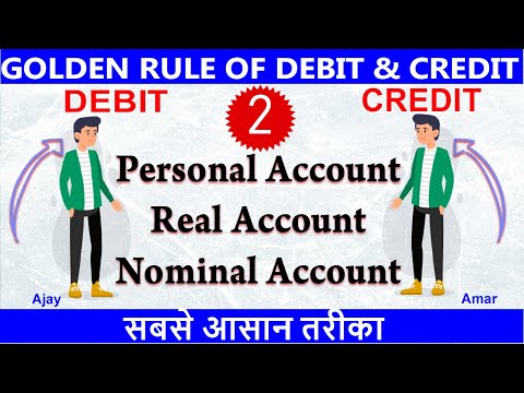 #2 Journal Entries | Concept Behind Rules of Debit and Credit | Golden Rules of Accounts | Class 11