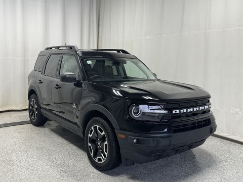 2023 Ford Bronco Sport Outer Banks 4x4 in Black for sale at Park Mazda in Sherwood Park, AB
