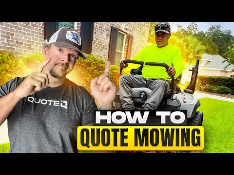 YouTube video about: How to price a lawn mowing job?