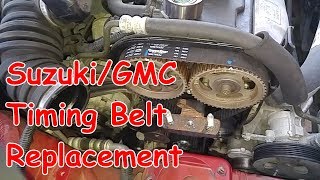 Timing Belt Replacement -  Suzuki/GMC 2.0L D-TEC