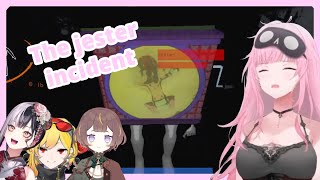 Mori Calliope and the others gets surprised by the Jester