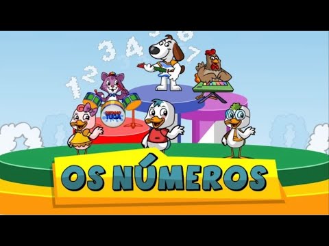 Patinho Tuga - Os números (Desenho Infantil)
