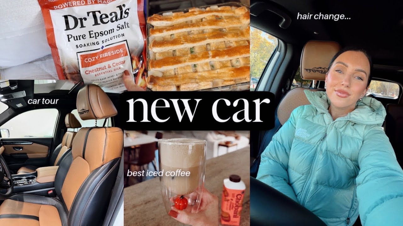 𝒗𝒍𝒐𝒈: new car, changing my hair *again*, go-to iced coffee, quick chicken pot pie