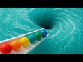 Marble Run Race ASMR 1000 Marbles Rain Gutter VS Mega Whirlpool ASMR Amakandu 1H