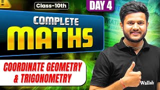 Complete Class 10 Maths || Coordinate Geometry & Trigonometry || Score 80/80 💥Day - 4 || CBSE Board