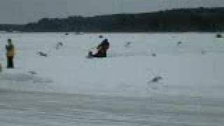 preview picture of video 'Iceracing sidecar race POVR'