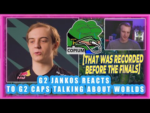G2 Jankos Reacts To G2 Caps Talking About Worlds [FUNNY]