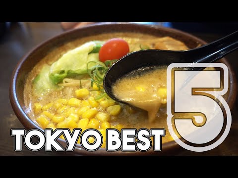 Top 5 BEST Ramen in Tokyo Japan