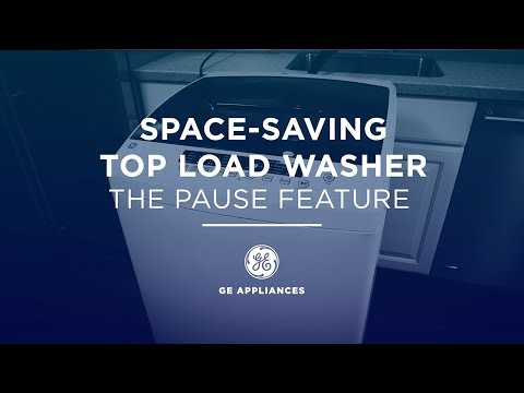 Space-saving Top Load Washer Does not Spin - Pause Feature