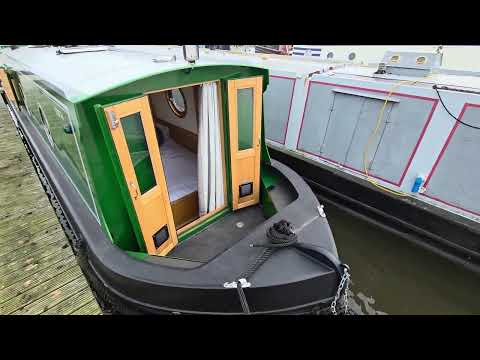 Nemesis, 42ft Cruiser Stern Narrowboat built by Aintree Boats in 2023.