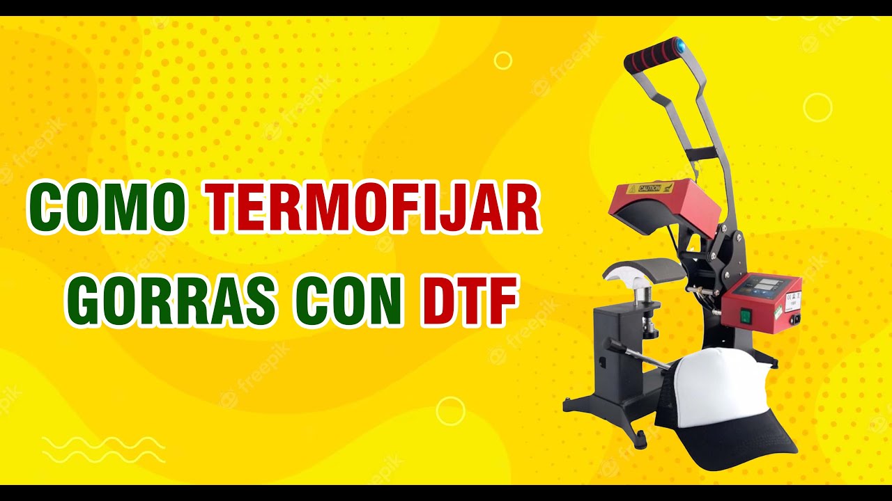 How to heat-set caps with DTF | time and temperature