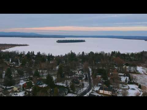 Knowlton, lac Brome en drone