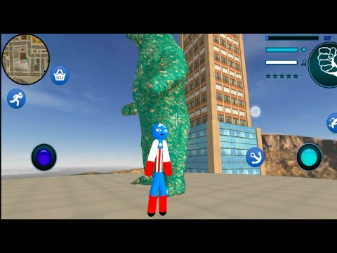 Amazing US police spider stickman - android gameplay