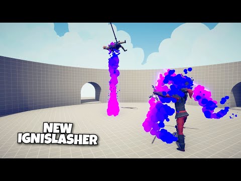 IGNISLASHER VS EVERY UNITS - Totally Accurate Battle Simulator