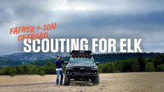 2023 Chevy Colorado White Mountains OFF-ROAD | Elk Scouting with my Father